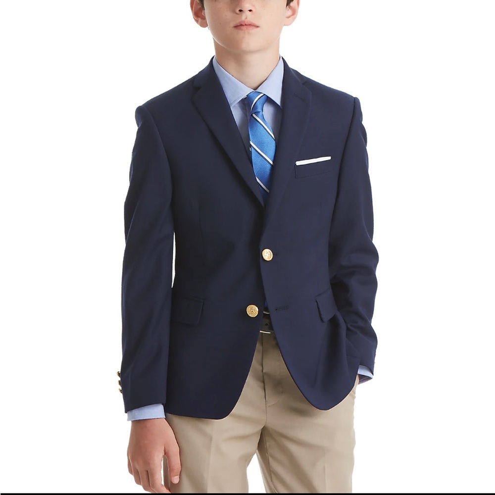 Ralf Lauren Youth Navy Blazer